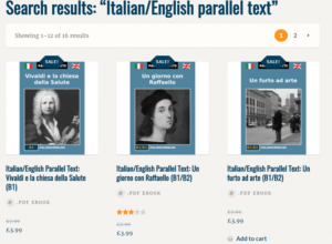 Italian/English parallel text ebooks - this week half price!
